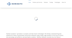 Desktop Screenshot of machineanalytics.com