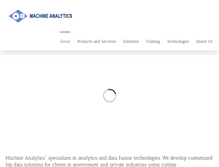 Tablet Screenshot of machineanalytics.com